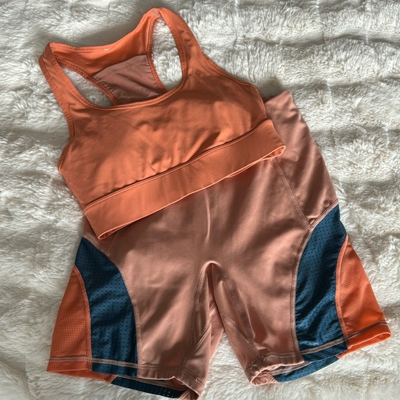 Fabletics Biker Short & Sports Bra Set - Picture 3 of 7